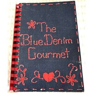 THE BLUE DENIM GOURMET Junior League of Odessa Texas Cookbook 2nd Printing 1975